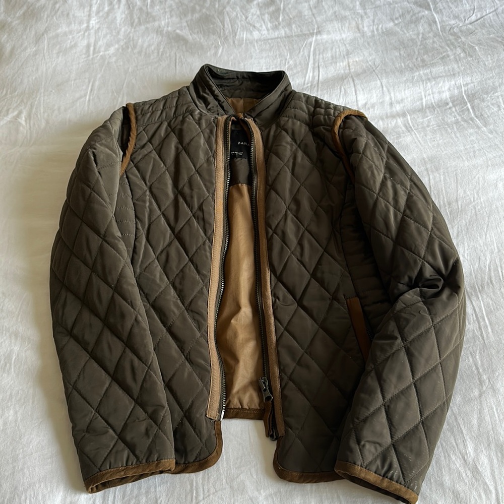 Zara quilted jacket size S